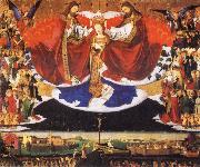 Enguerrand Quarton Coronation of the Virgin oil painting